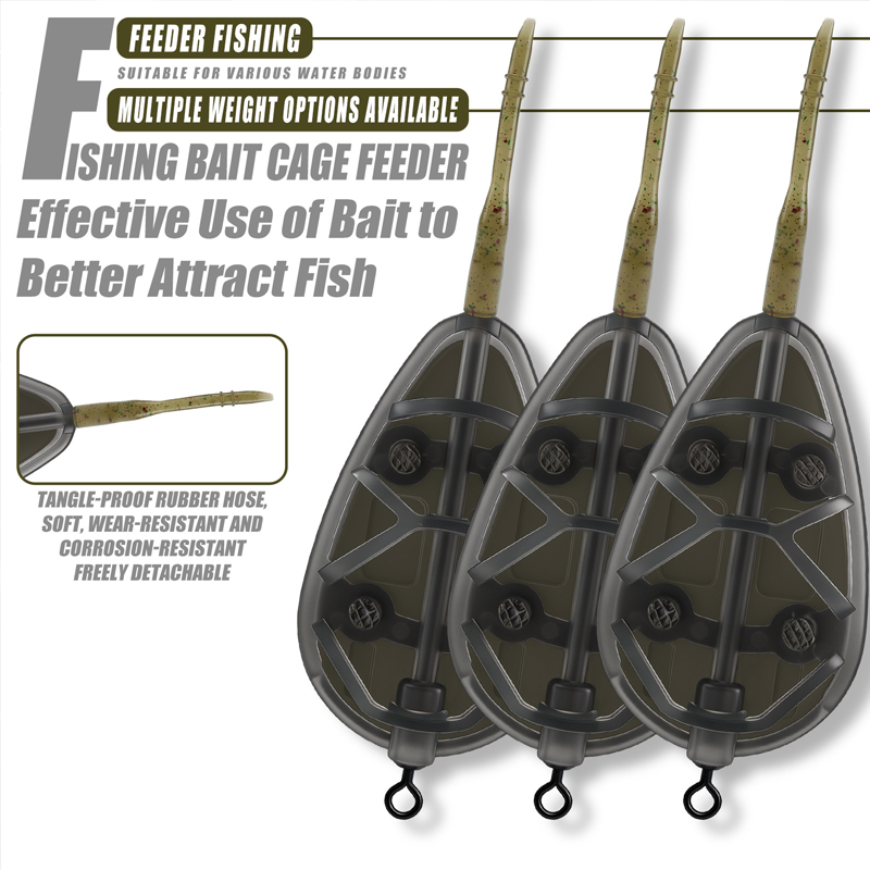 Freshwater Fishing Kit - 잉어 미끼 기계 세트, 미끼 튜브