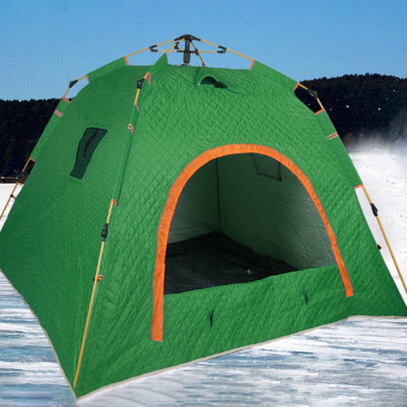 Fishing Equipment Needed - 3중 레이어 야외 얼음낚시 텐트 완전