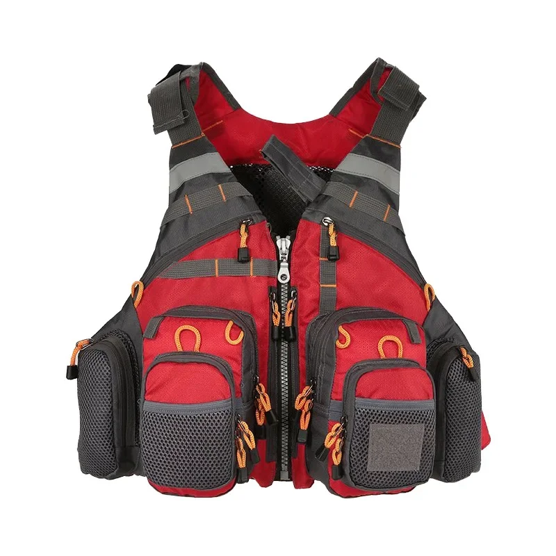 조절 가능한 낚시 조끼, 통기성 다중 포켓 구명 조끼, - Fishing Vest Jacket 리뷰 및 가격