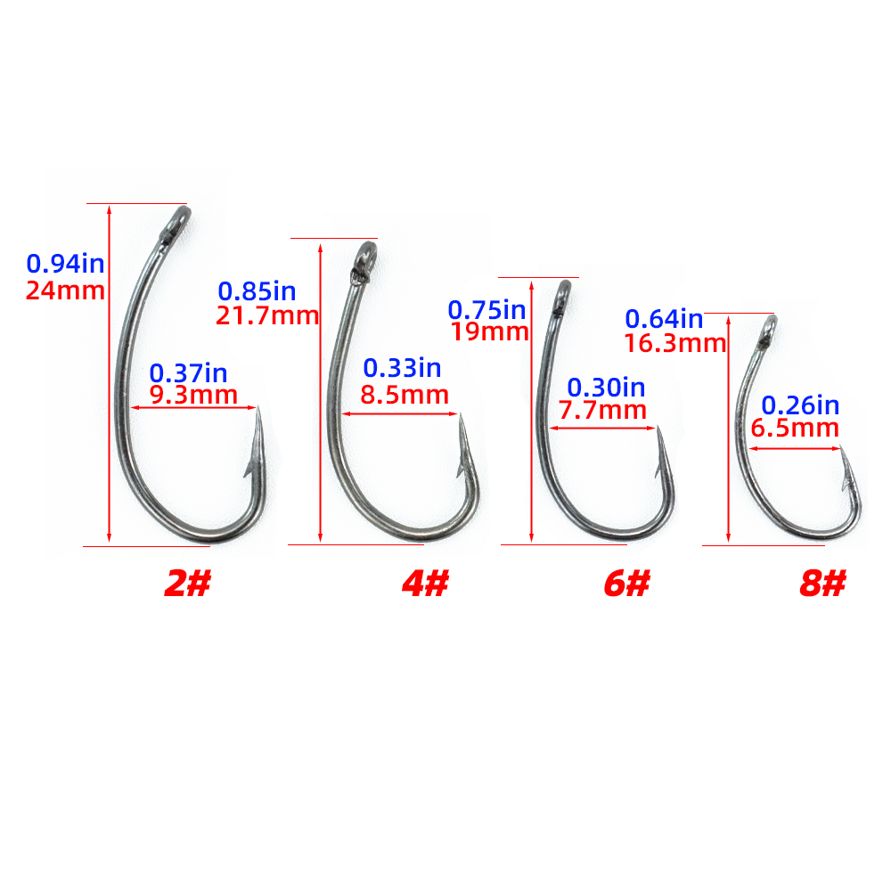 Hirisi 6pcs 잉어 낚시 준비 제작 후크 링크  - Carp Fishing Tackle 리뷰 및 가격