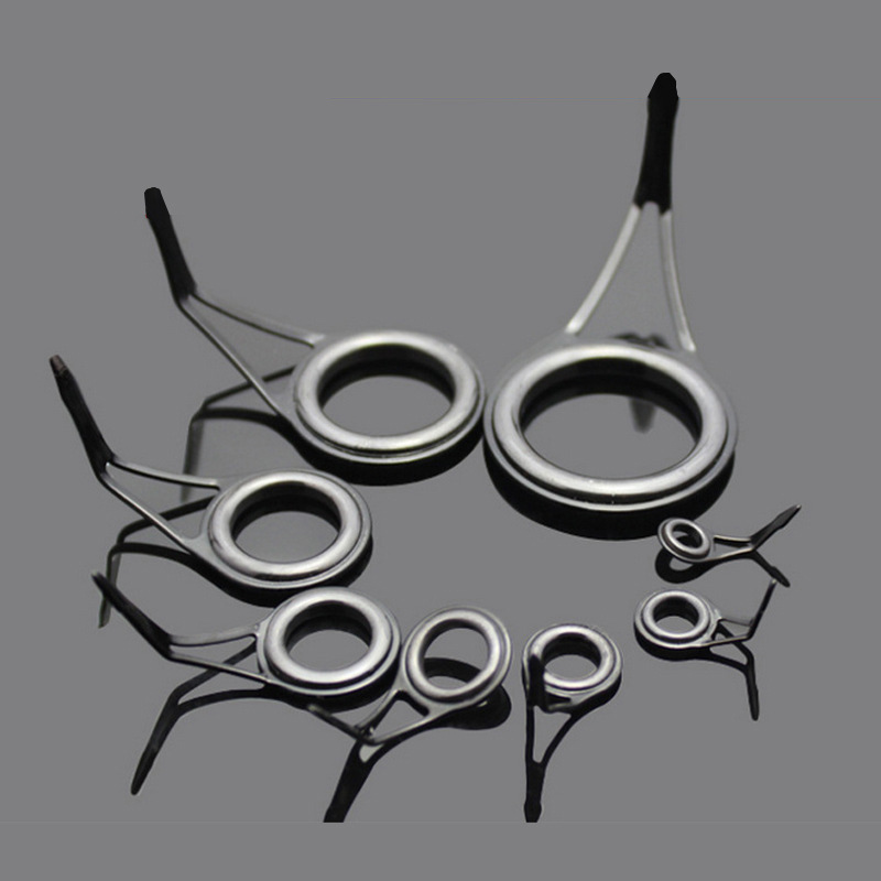 8개입 낚싯대 가이드 링, 마찰 방지 세라믹 낚싯대 팁 - Freshwater Fishing Kit 리뷰 및 가격