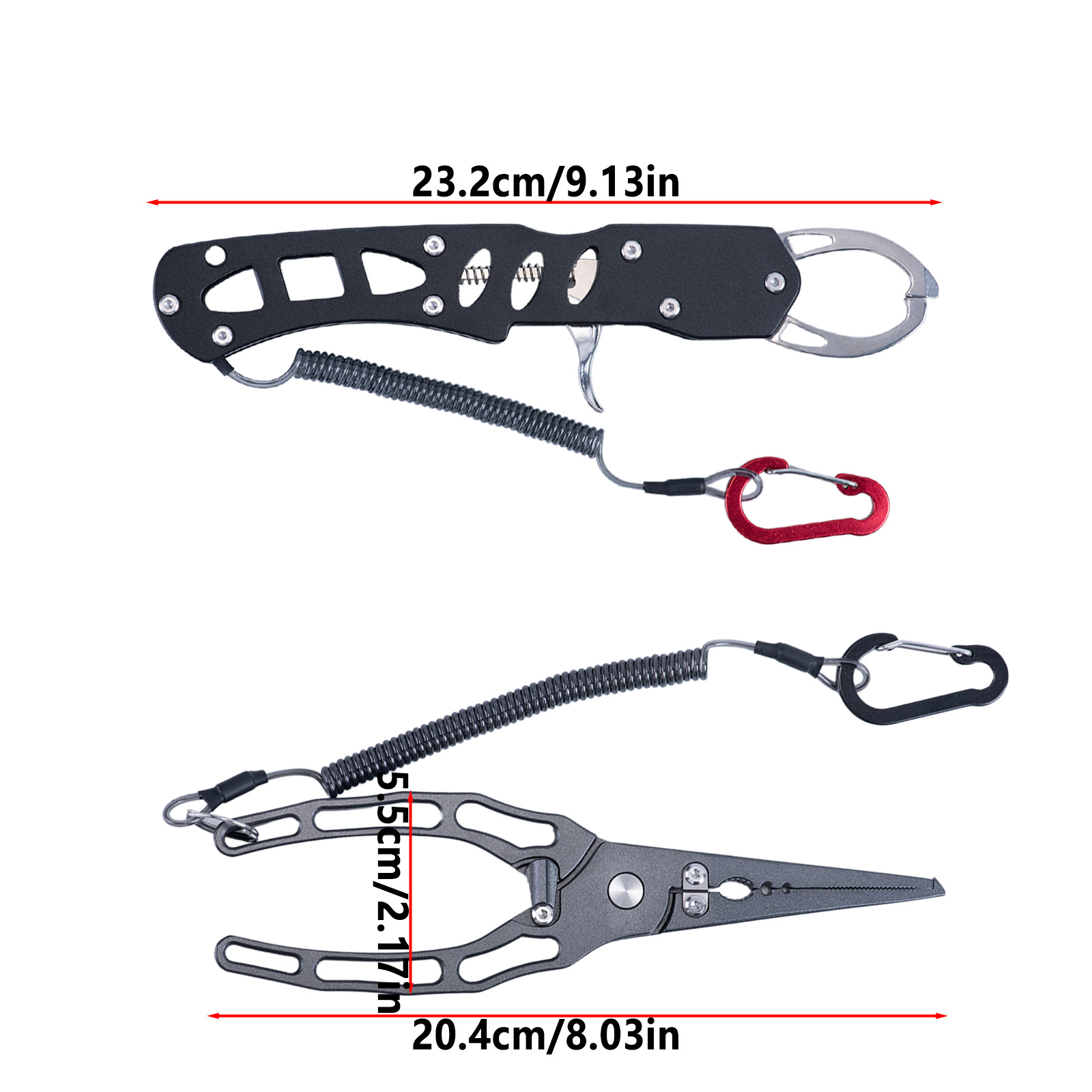 낚시 플라이어 및 피쉬 그리퍼 콤보 키트, 녹슬지 않는 - Fishing Equipment Amazon 리뷰 및 가격